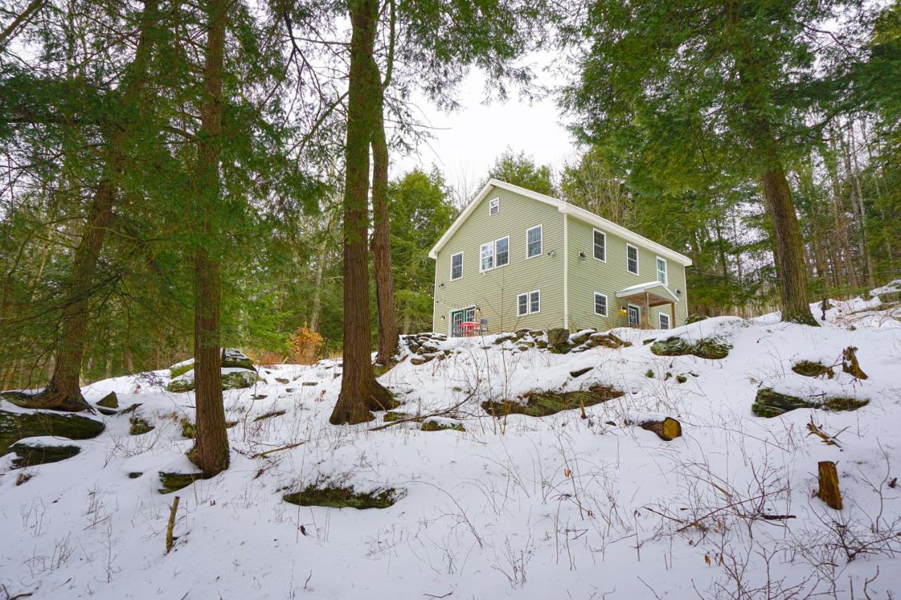 Secluded Streamside Home With Hot Tub Margaretville Exterior photo